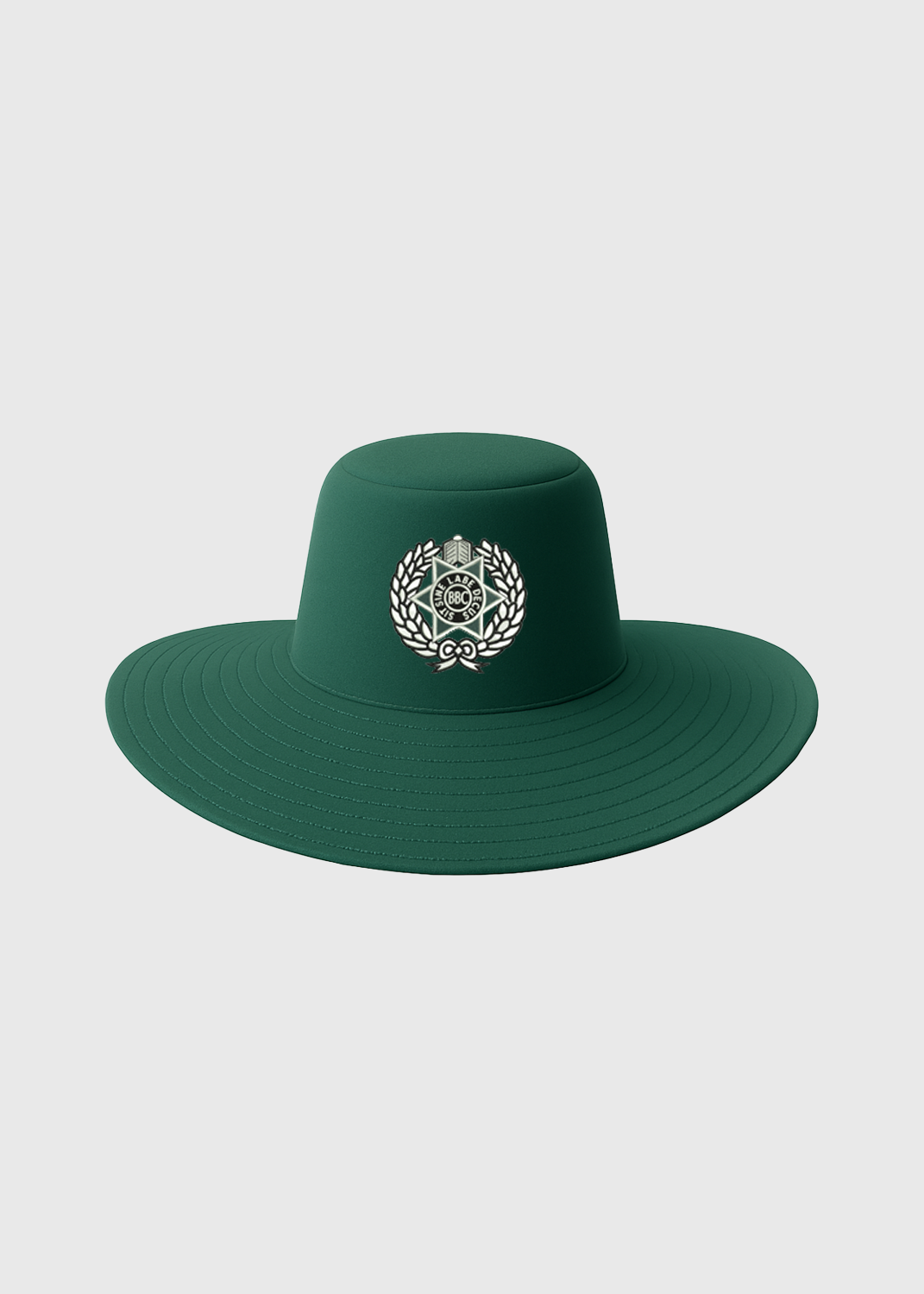 Hat Green Embroidered Prep-6
